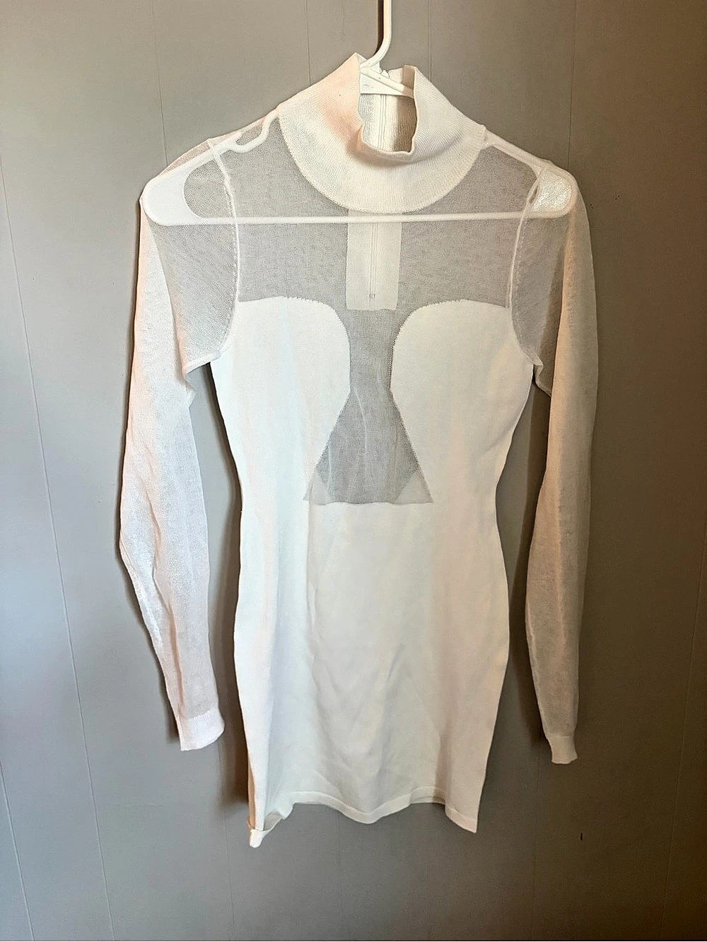 ATOIR Romo Dress Geometric Mini Dress in White S/M Like New